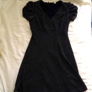 H&M Navy Fit & Flare Dress | Good condition | Size 6